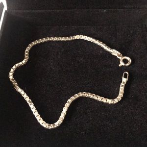 Sterling silver bracelet.